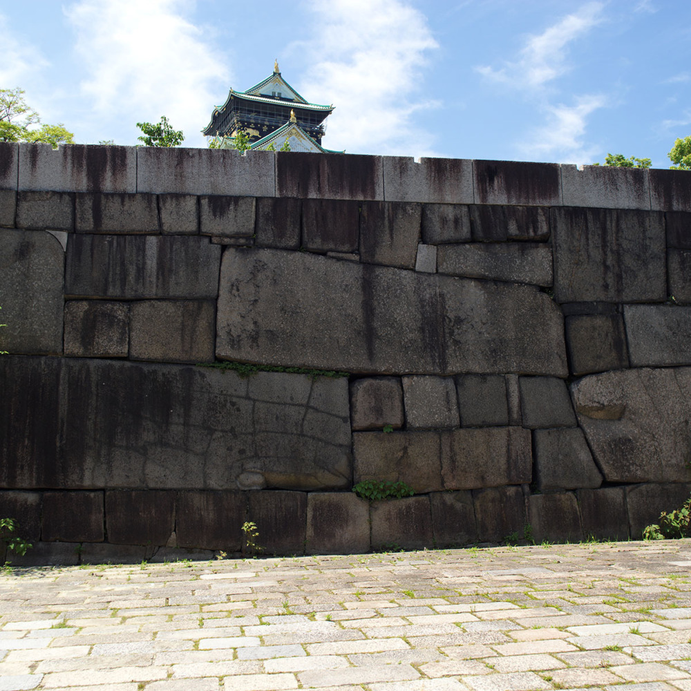 大阪城の石垣