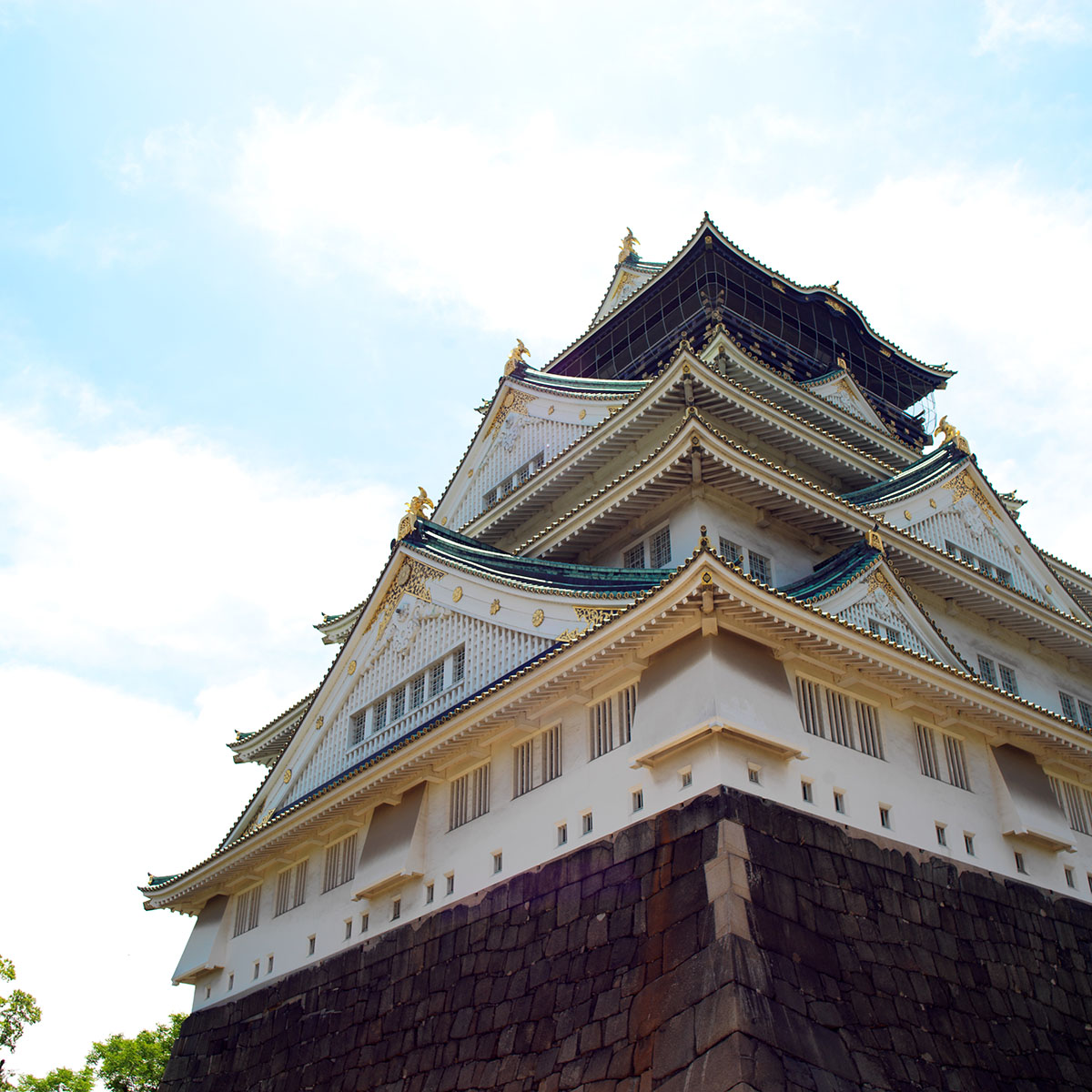 大阪城の天守閣