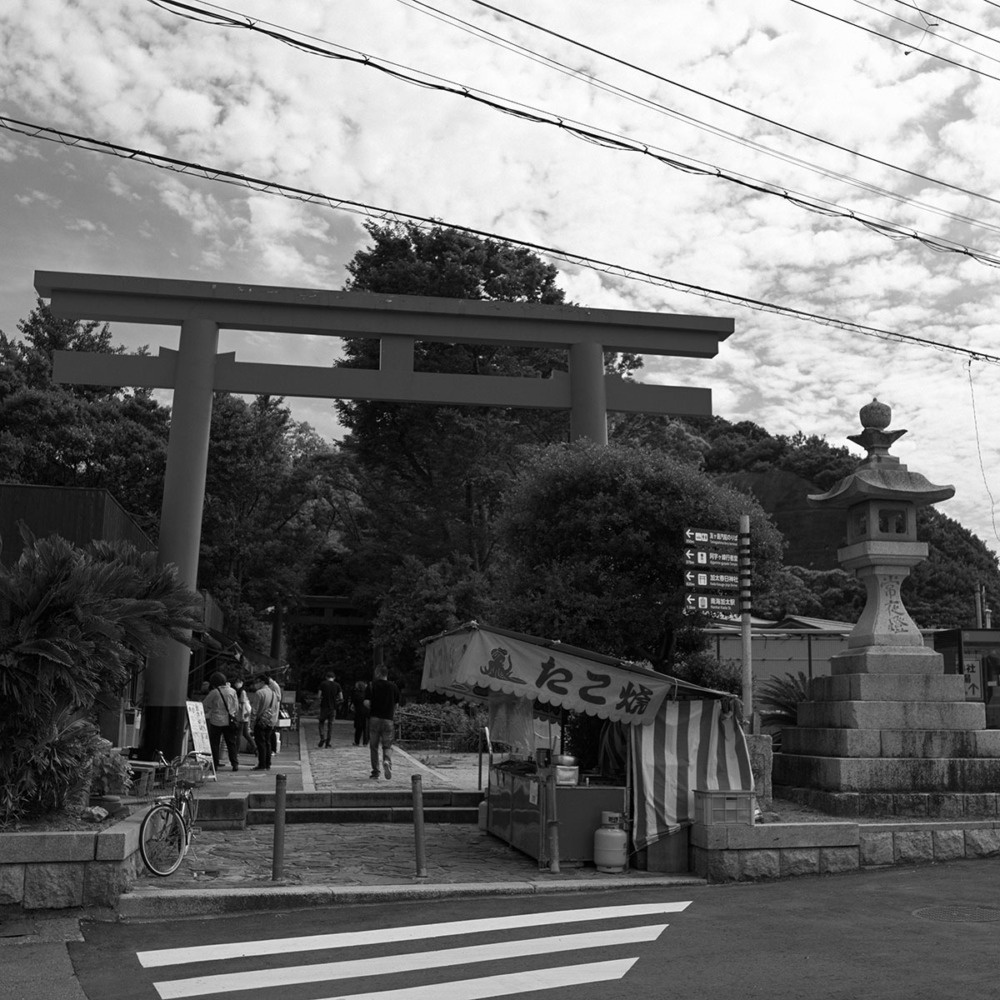 淡嶋神社の入り口の鳥居