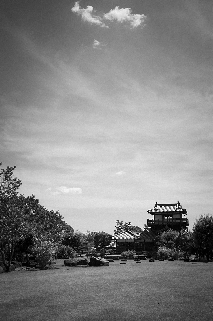 池田城跡公園の庭園2