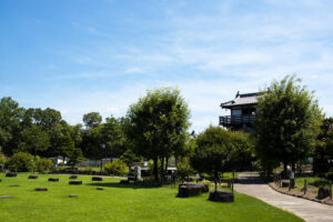 大阪府池田市の池田城跡公園の展望台に写真撮影に行ってきた