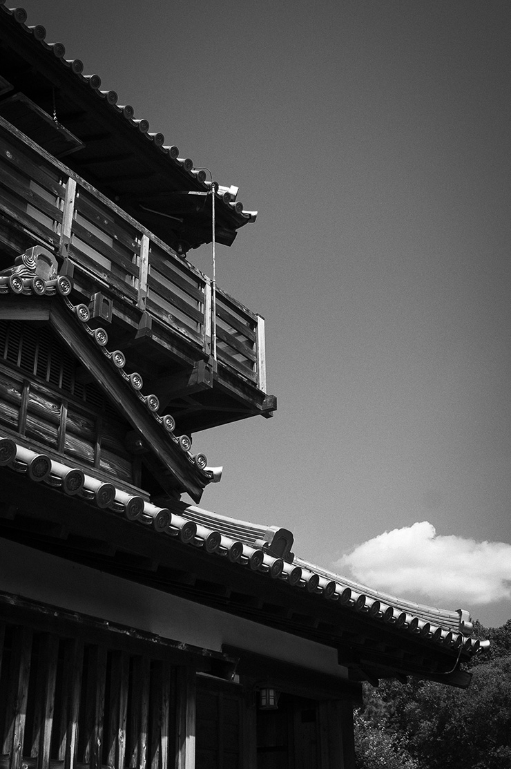 池田城跡公園の展望台