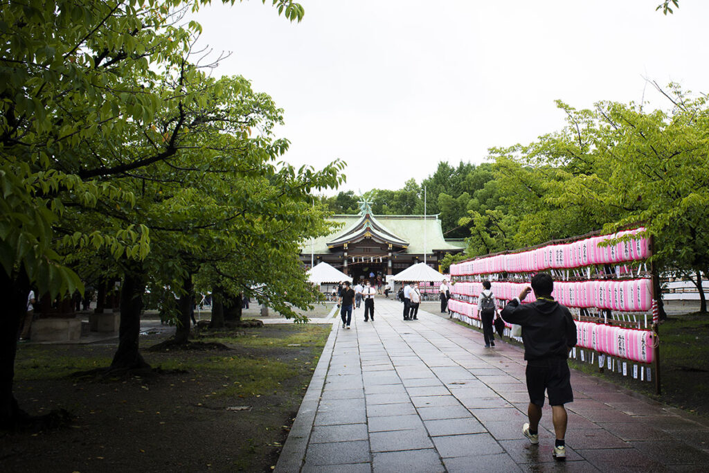 8月15日に英霊に感謝するために大阪護国神社に行ってきた
