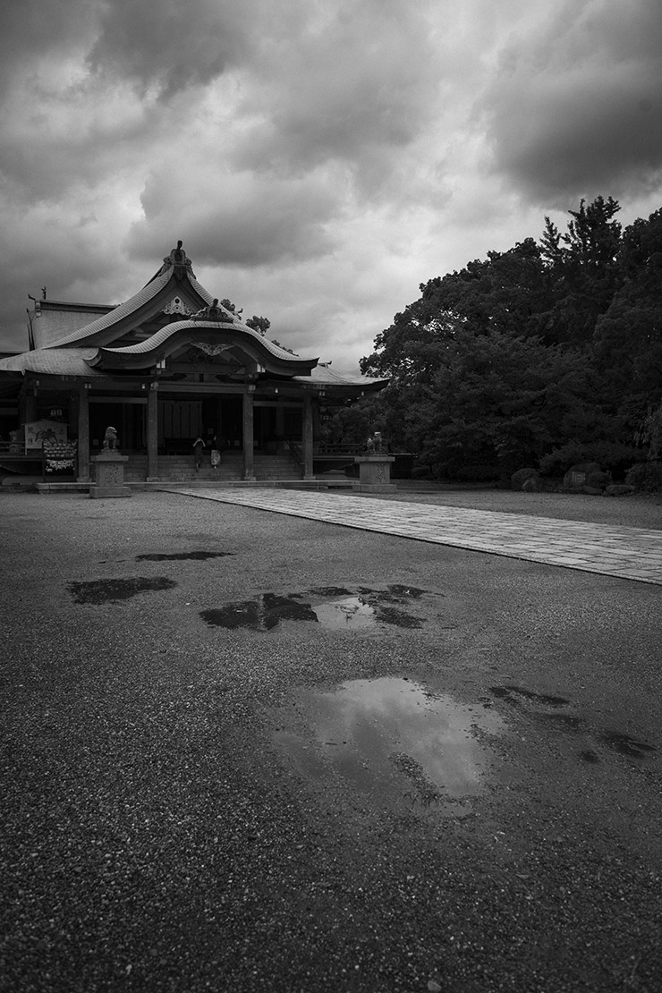 豊國神社の境内