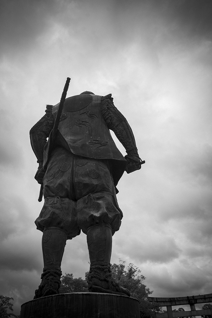 豊臣秀吉の銅像