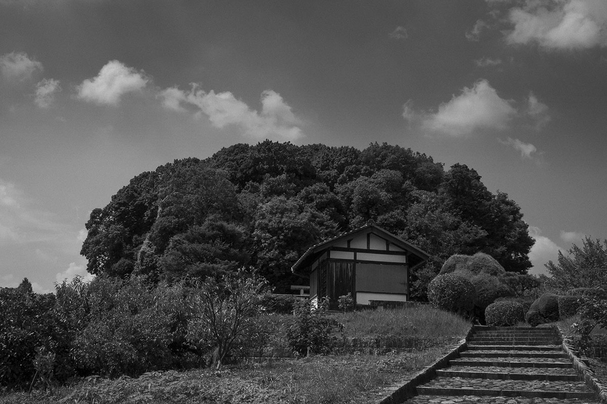 天武・持統天皇陵への階段