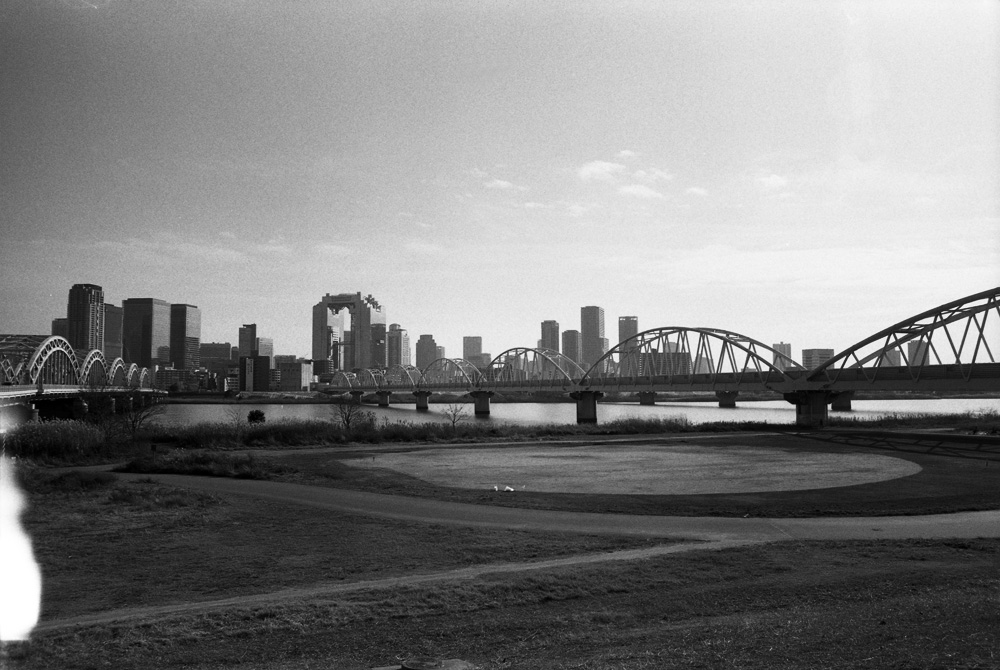 淀川河川敷の風景