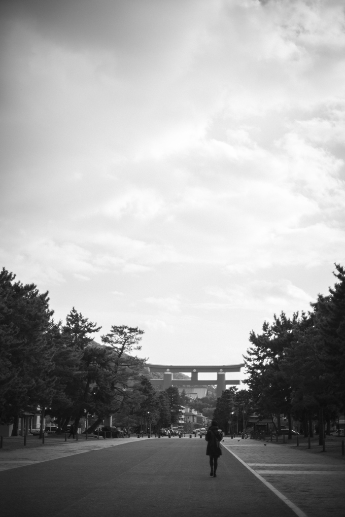 平安神宮からの帰り道の景色