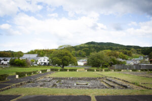 奈良県の飛鳥宮跡がある場所に行って遺跡跡を撮影してきた