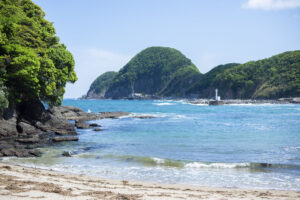 兵庫県豊岡市の竹野・猫崎半島の海に撮影に行ってきた