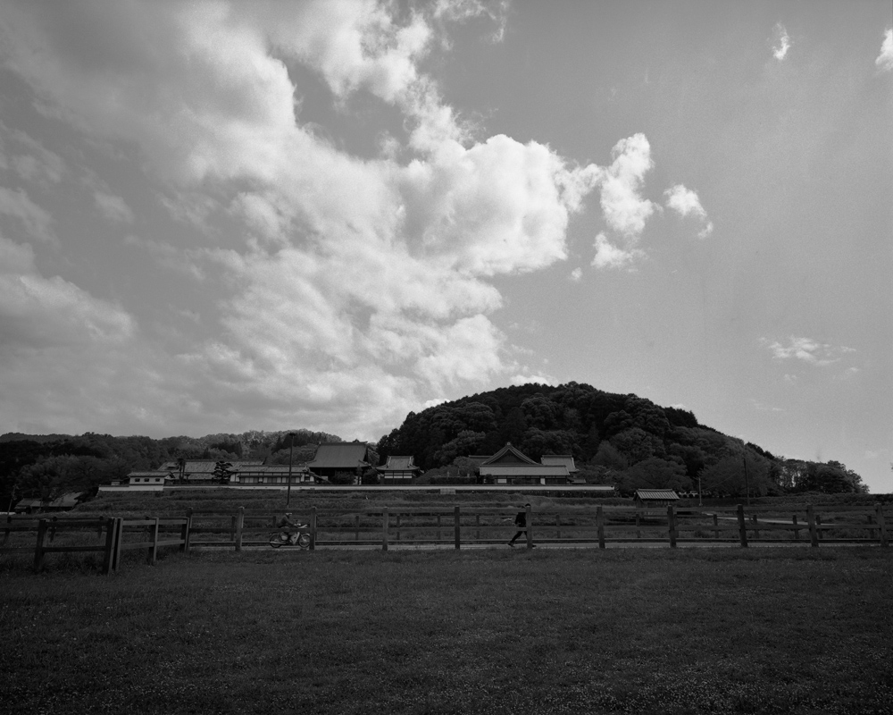 橘寺が見える風景