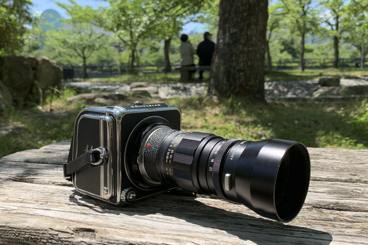 HasselBlad907Xにエルマリート90mm