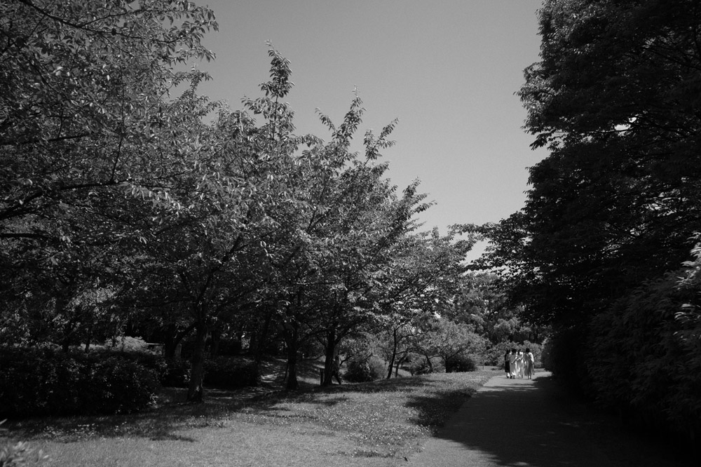 藤田邸跡公園内