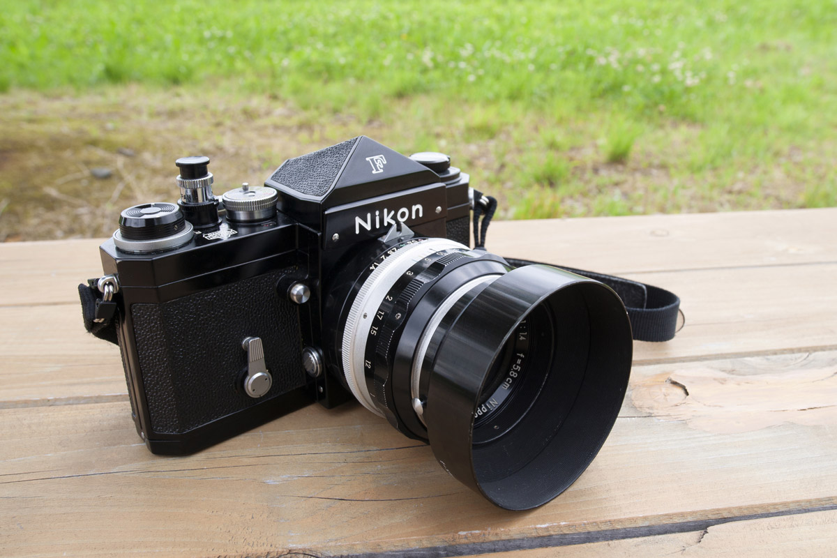 ニコンFアイレベルブラック 光学マーク