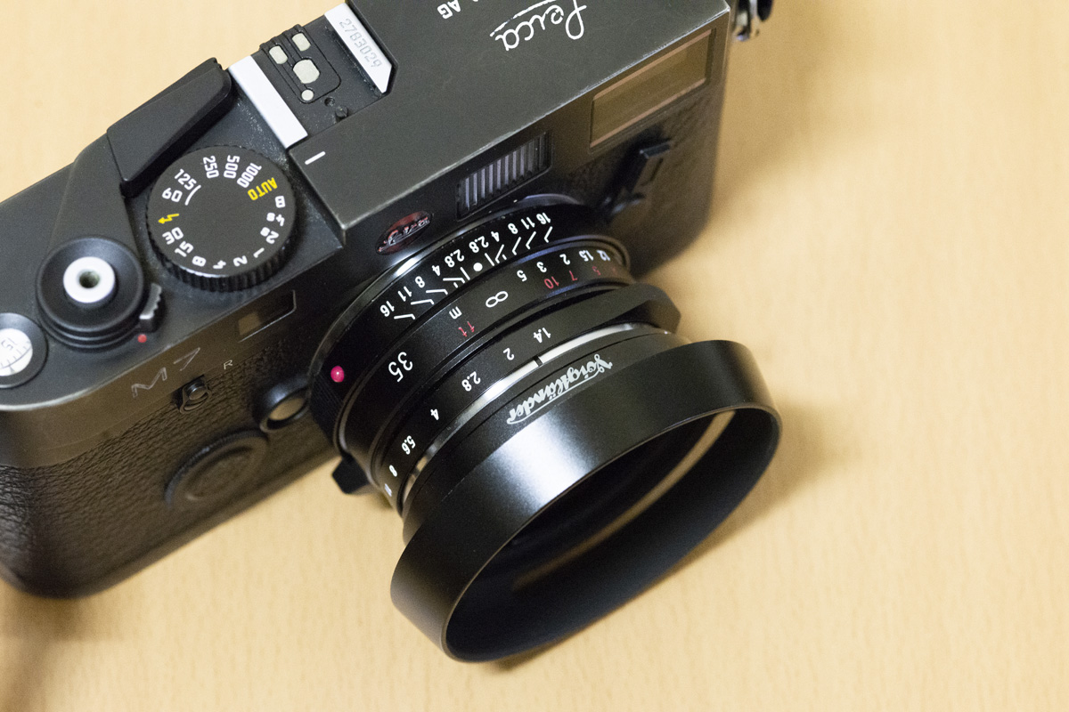 NOKTON classic 35mm F1.4 II SC VMの大きさ