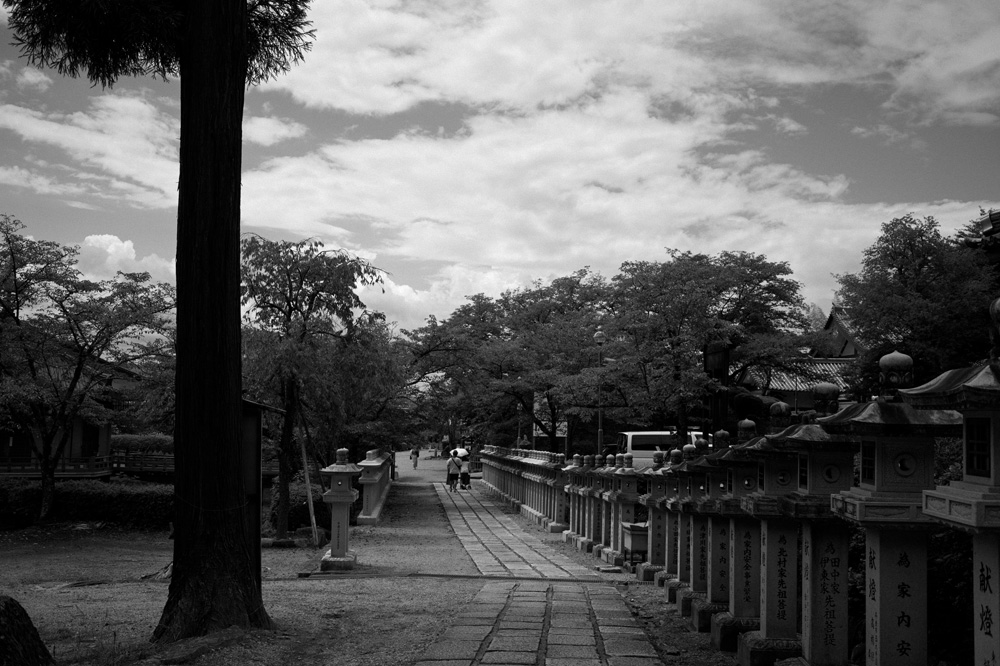 安倍文殊院の境内の景色2