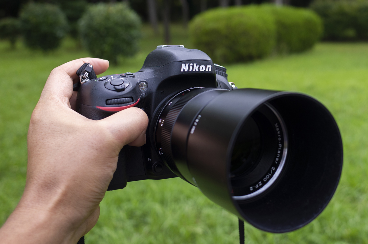 ニコンD600にマクロプラナー100mm