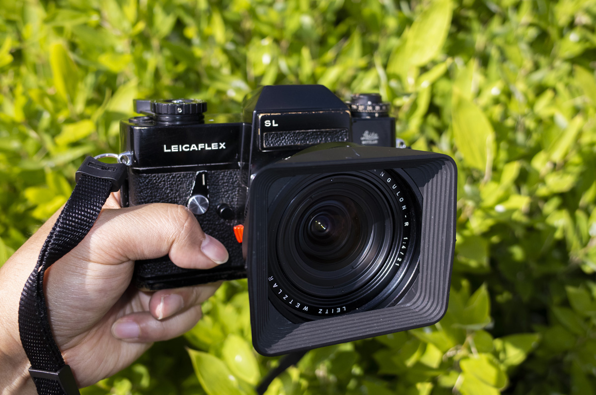 LeicaFlex SLとスーパーアンギュロン21mm F4