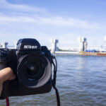 Nikon F5を持って大阪の淀川河川敷の風景を撮影してきた