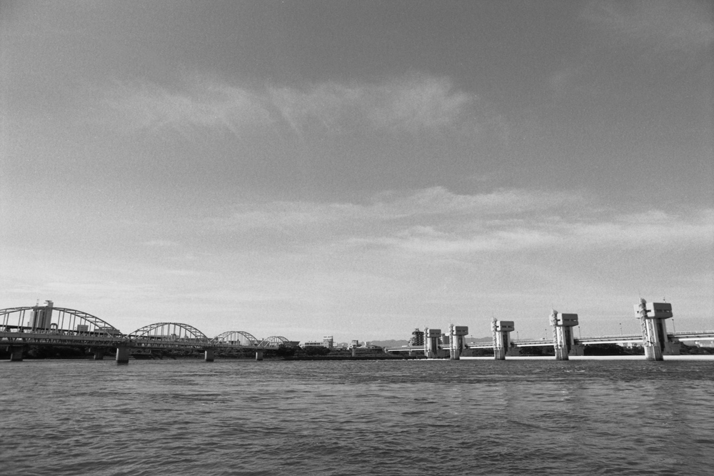 淀川河川敷の景色