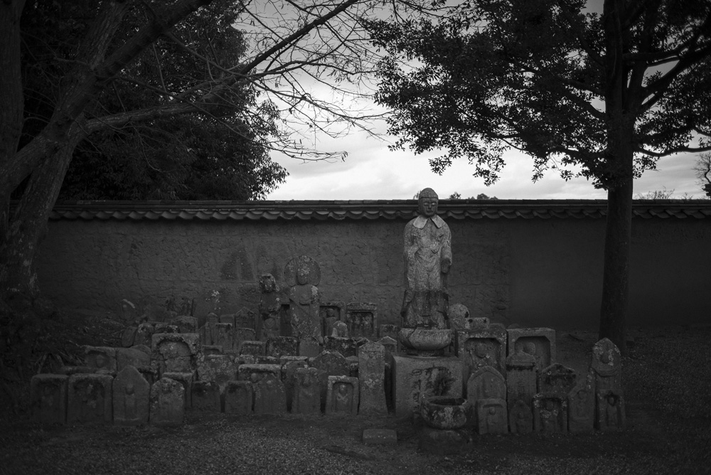 新薬師寺の境内の石仏