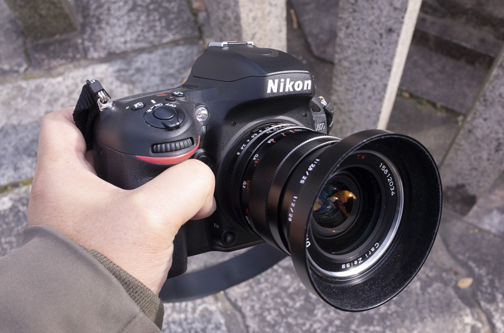 Nikon D600にDistagon 28mm F2 ZF.2