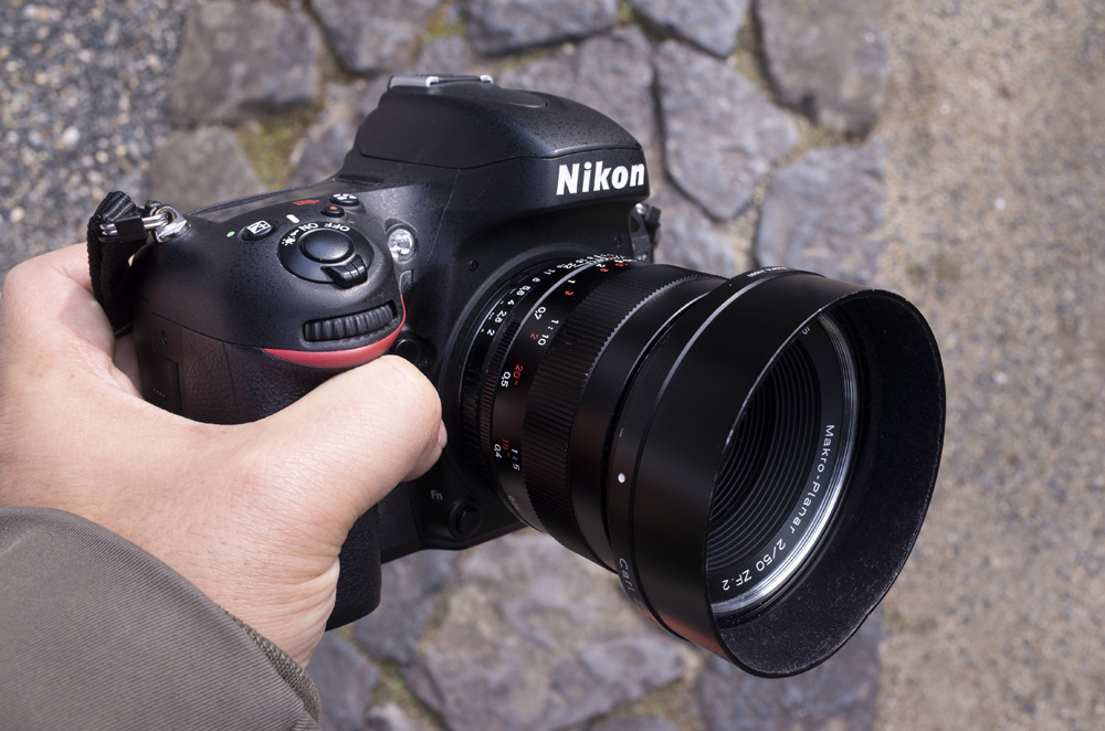 Nikon D600にMakro Planar 50mm F2 ZF.2