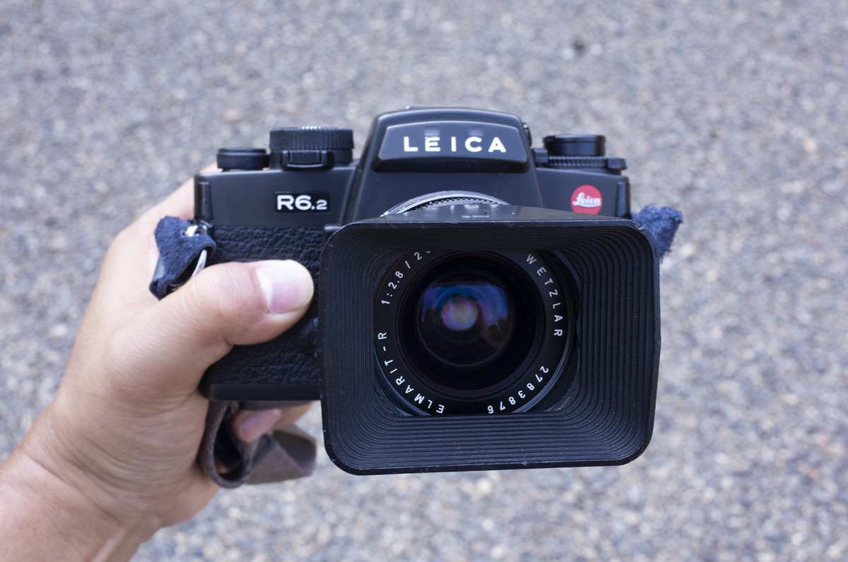 Leica R6.2にエルマリート28mm