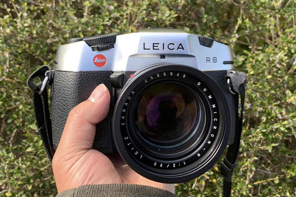 Leica R8にSummicron R 90mm F2