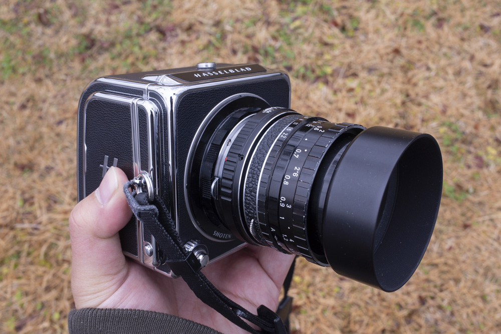 Hasselblad907XにXenon50mm F1.9