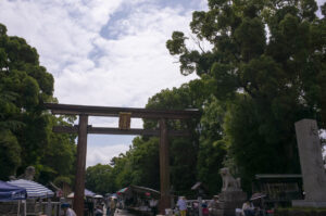 大阪府堺市の大鳥大社に行って二眼レフで写真を撮影してきた