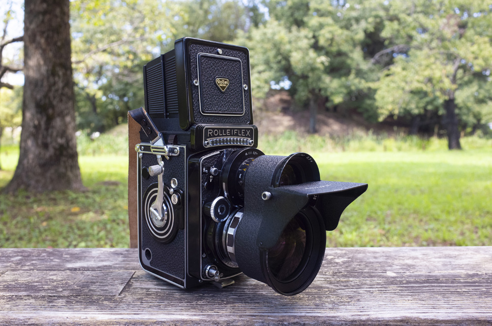 RolleiFlex2.8F planarとMuter 0.7