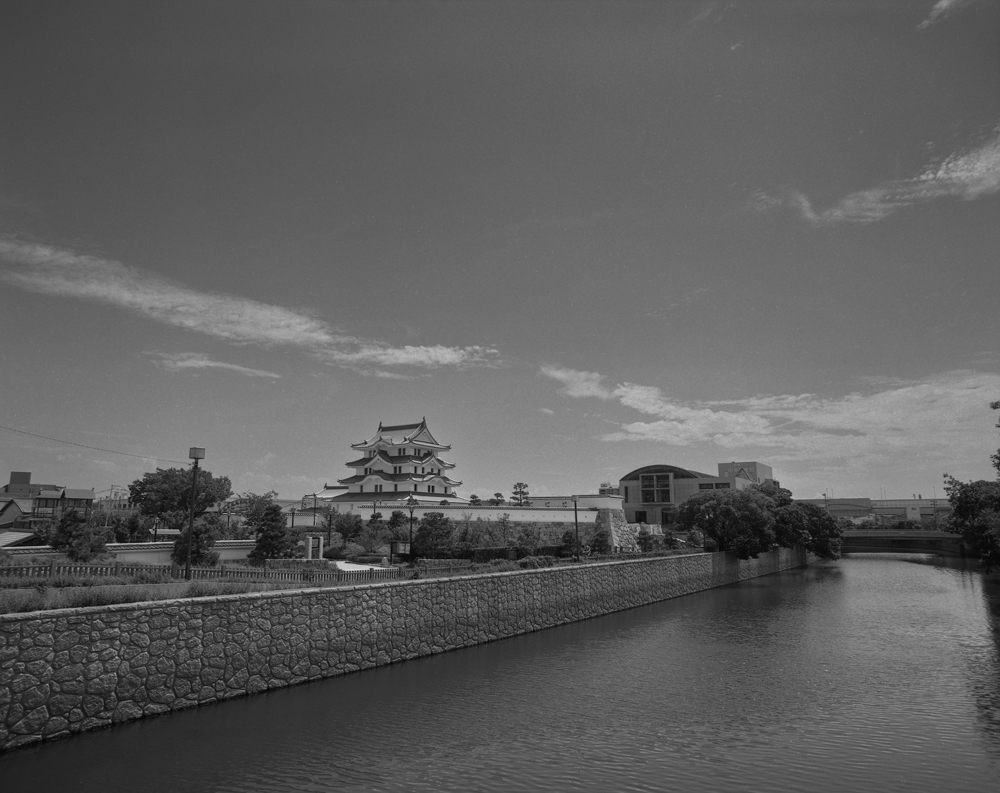 尼崎城が見える景色