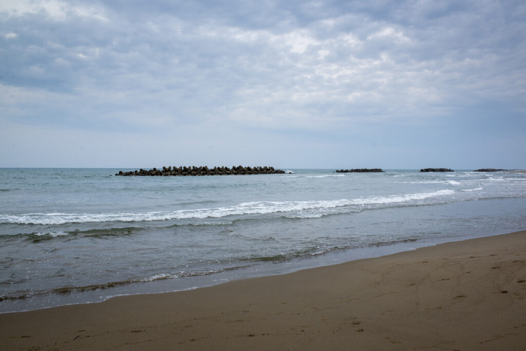 石川県能美市の加賀舞子海浜公園に行き海の写真を撮ってきた