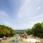 和歌山県橋本市の杉村公園に行って森林と吊り橋を撮影してきた