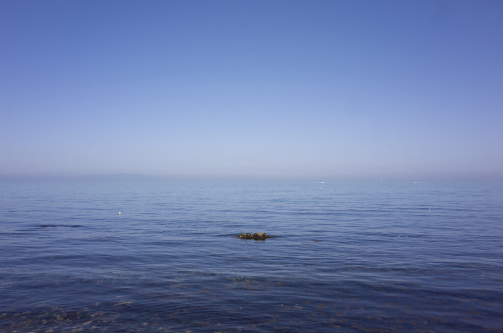 大阪府泉南郡岬町の長松海岸に行き海の風景を撮影してきた