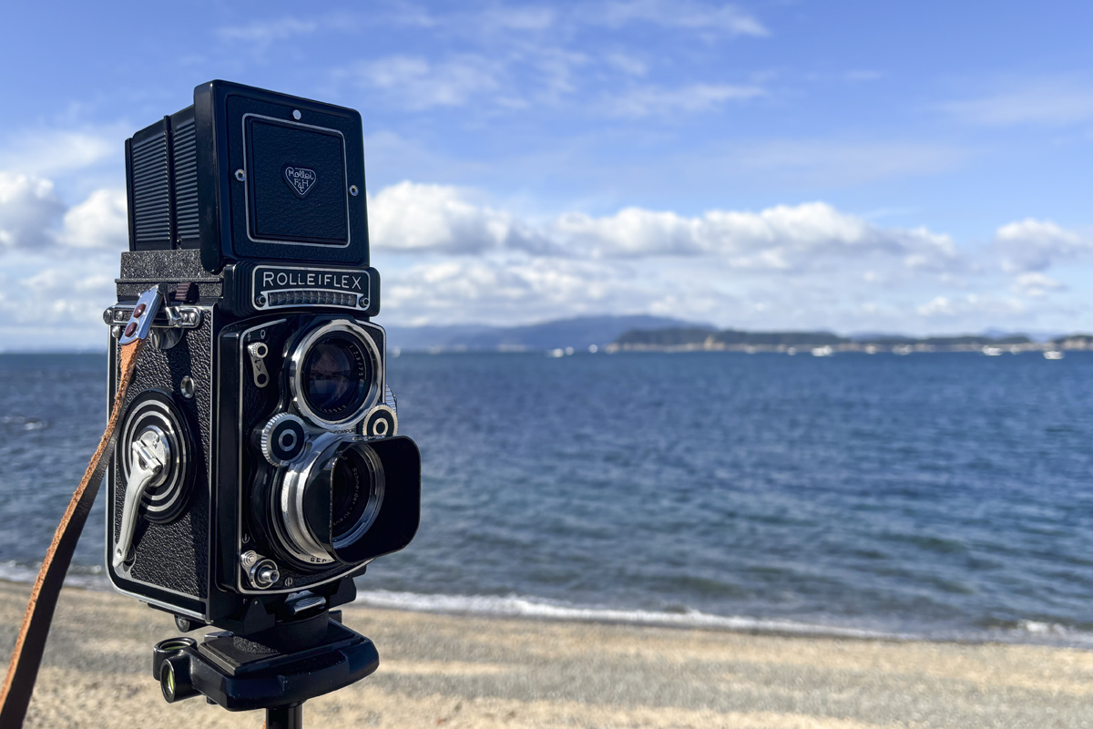 和歌山県の加太の海岸に行きRolleiflexで写真を撮ってきた