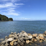 大阪府岬町の長松海岸に行き6x12パノラマカメラで写真撮影してきた