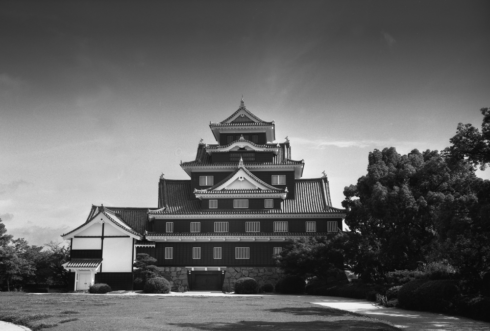 岡山城の天守閣